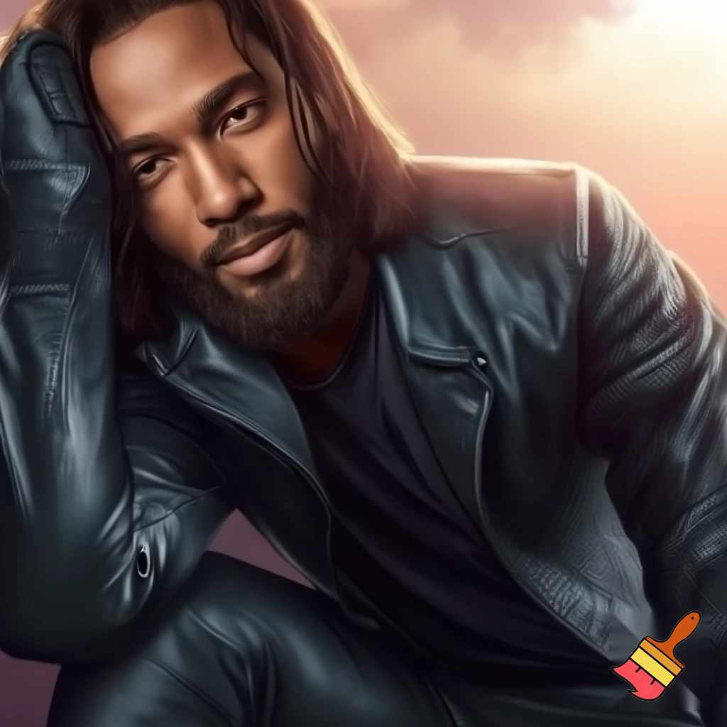 Jehovah of love Black vegan jacket and pants and boots 