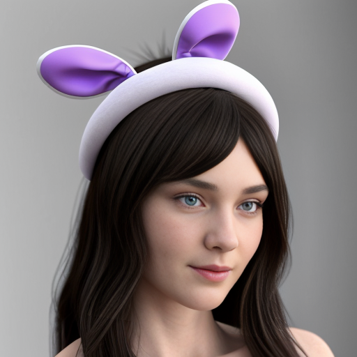 Easter top hat headband, Easter bunny headband, top hat, purple and white top hat headband