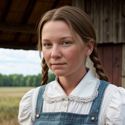 Melissa Gilbers as Laura Ingalls from Little House on Prairie