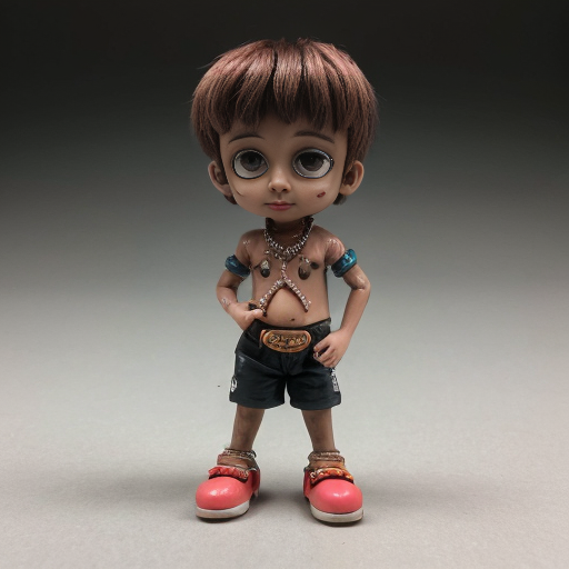 a nurvous short brown boy with colorful chothing who is a human
