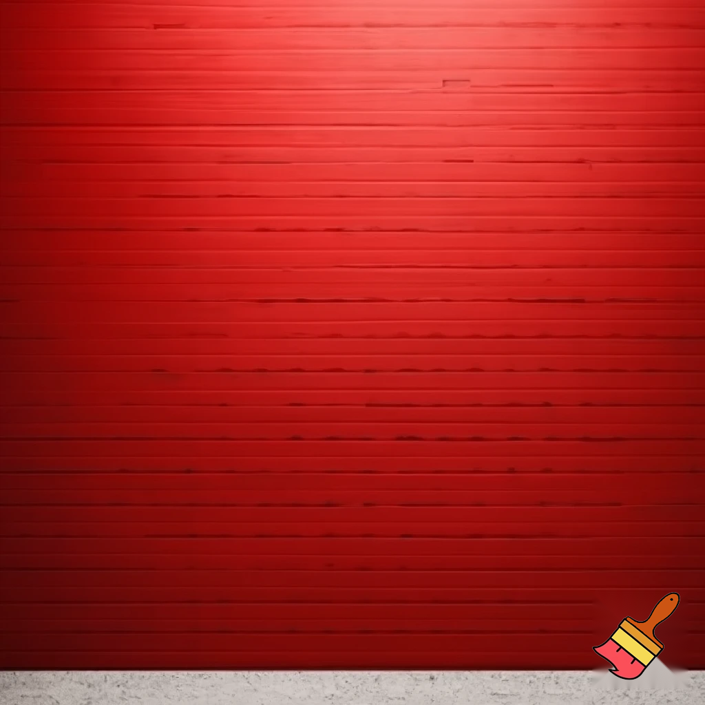 The wall of a café or restaurant 