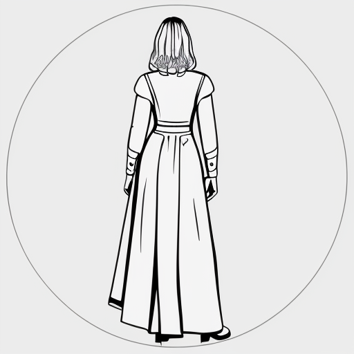 Tall young white-haired woman in armor