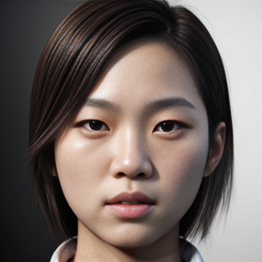 75% Korean, 12.5% Black, 12.5% White mixed people