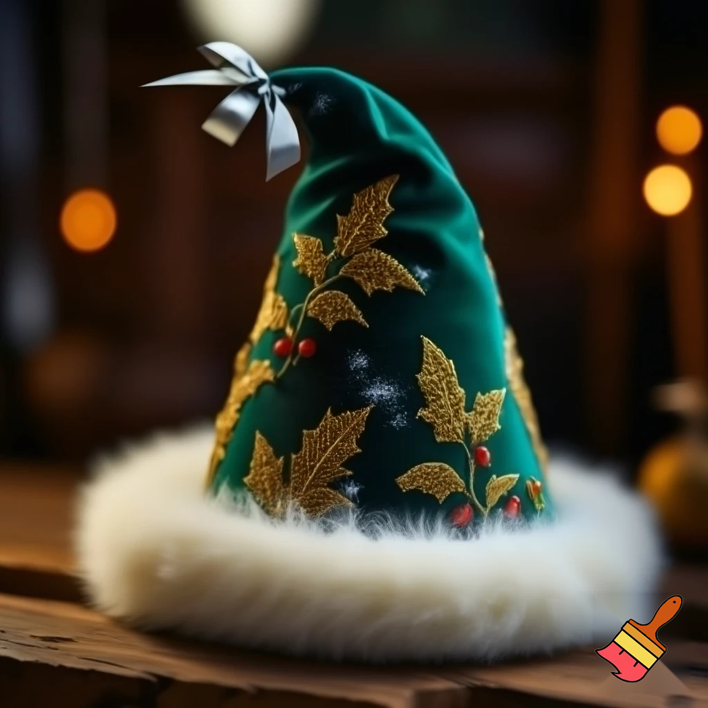 Christmas wizard hat
