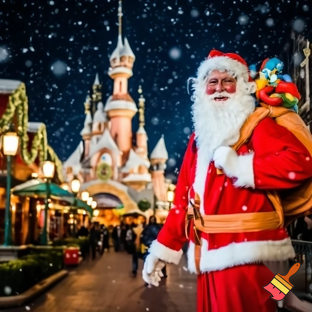 Santa Claus in Disneyland Paris
