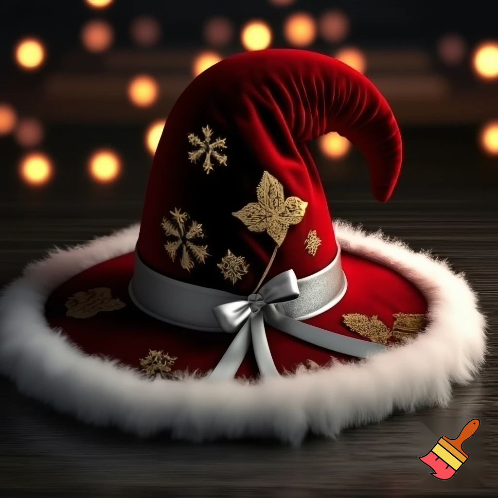 Christmas wizard hat