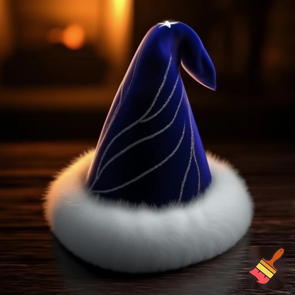 A wizard Christmas hat