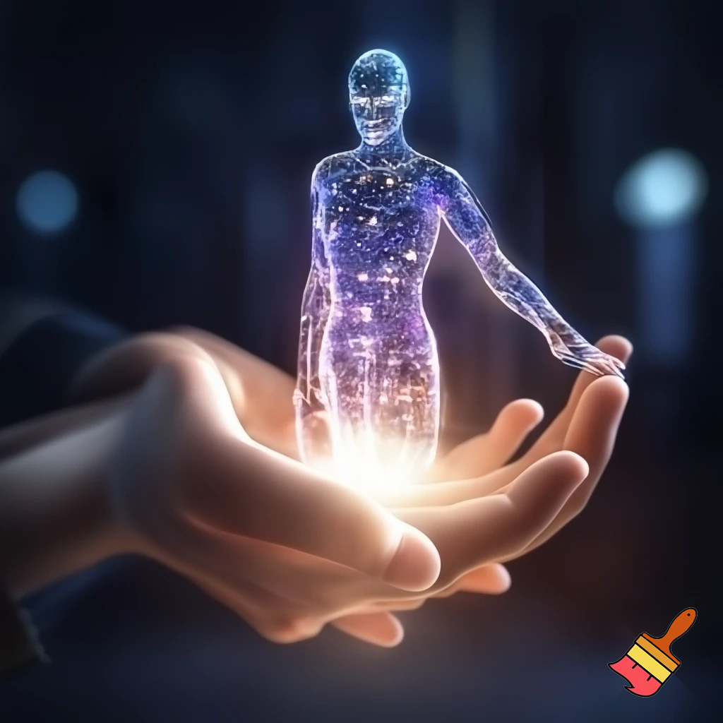 artificial intelligence in human hands