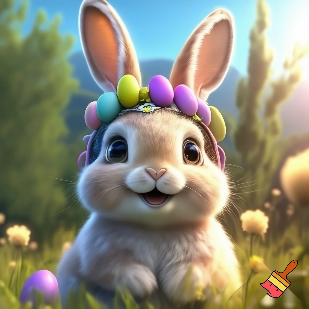 Easter bunny is Fulford bunny headband