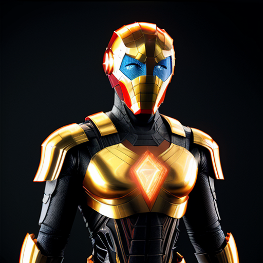 A Southeast Asian male superhero with advanced dragon armor suit, inspired by high-tech exoskeleton, glowing red and gold energy core, dragon scale plating, sleek helmet design, standing confidently, cinematic lighting, realistic face, ultra detailed armor, 8k, superhero movie poster style