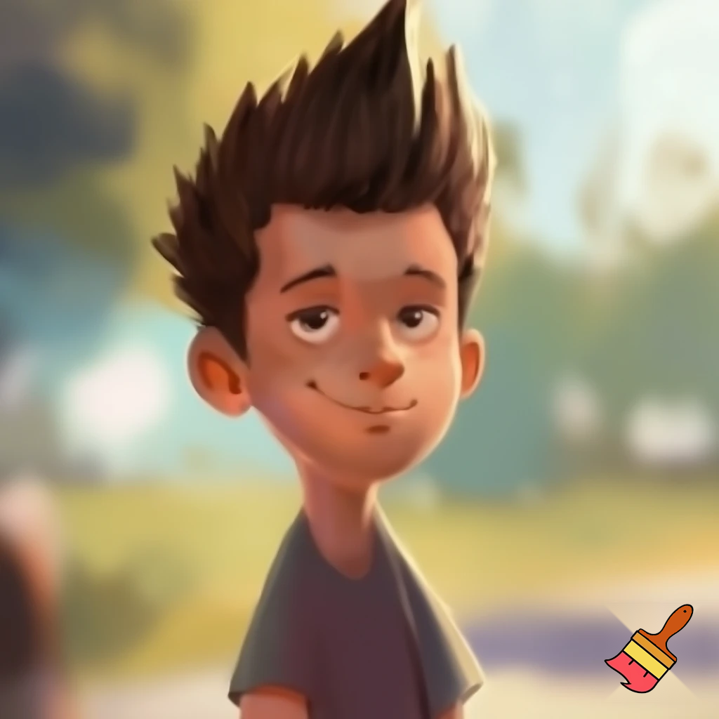 13 year old Boy with hair that looks like a toilet brush