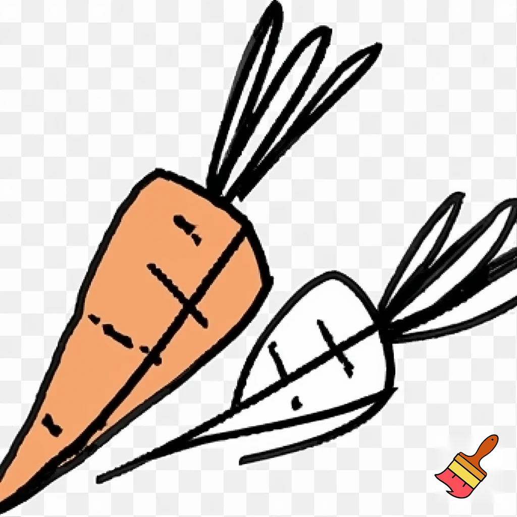 doodle carrots 