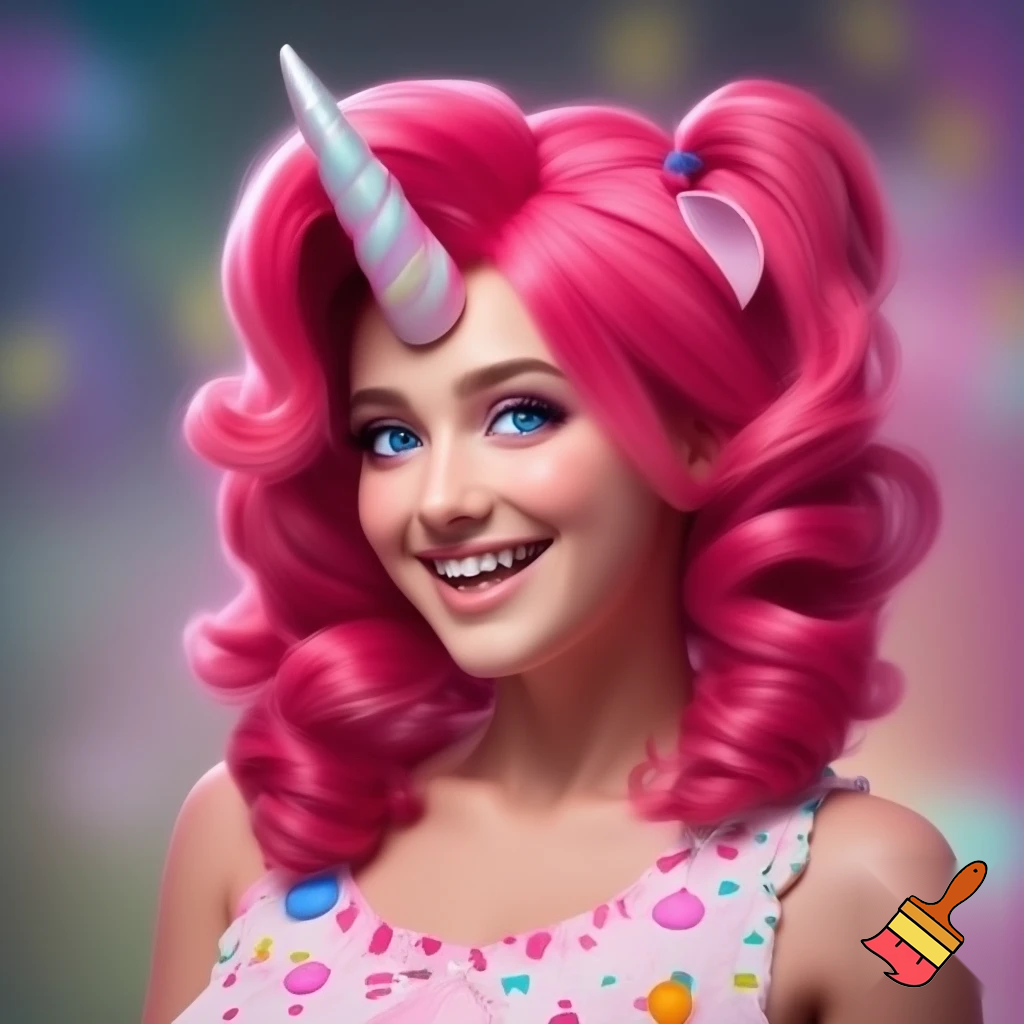 My little pony pinkie pie from as human unicorn girls