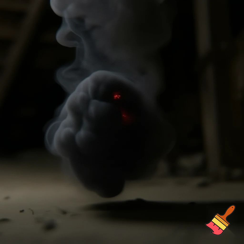 a monster that Possessed toy, it looks like a puff of smoke