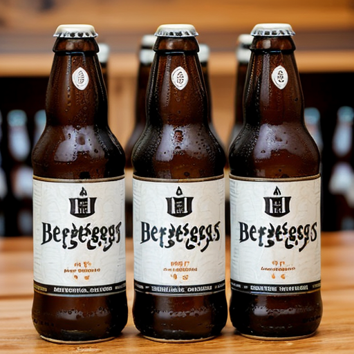 Erstelle ein Bild für ein Marketing für Ein Bier Namens Berggas Es sollte 5 verschiedene Sorten geben und halb Liter Flaschen in der Kiste sollten 20 Flaschen inhalten sein