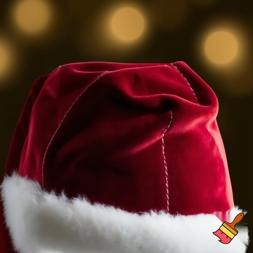 Christmas Santa Claus velvet hat delicate special delicate hat