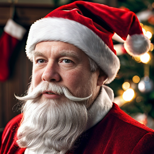 Christmas Santa Claus wizard hat