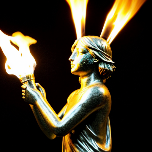 dame al cantante de la cancion smells like teen spirit sosteniendo la antorcha de la libertad con la misma pose de la estatua
