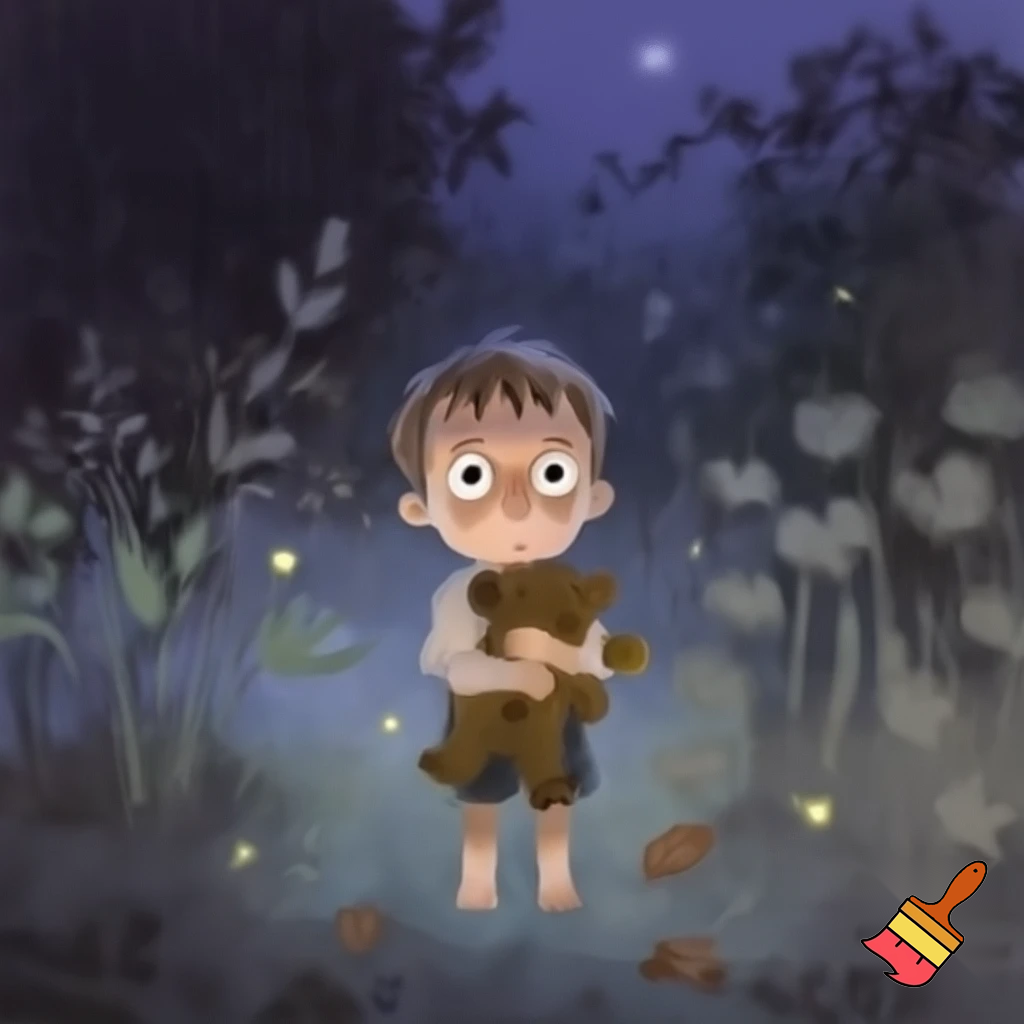 Little, innocent, scared boy 