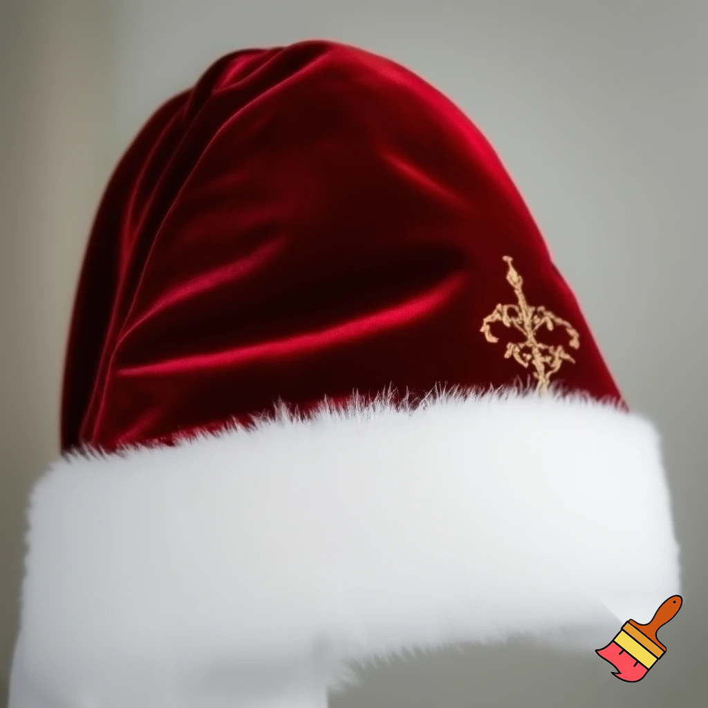Santa Claus top hat special one special in delicate Santa Claus hat velvet