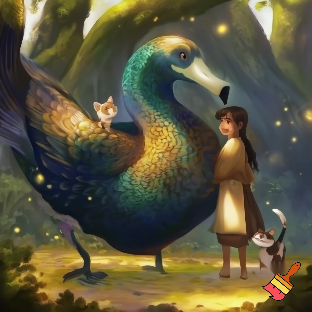 a peasant girl, a cat and drake maye