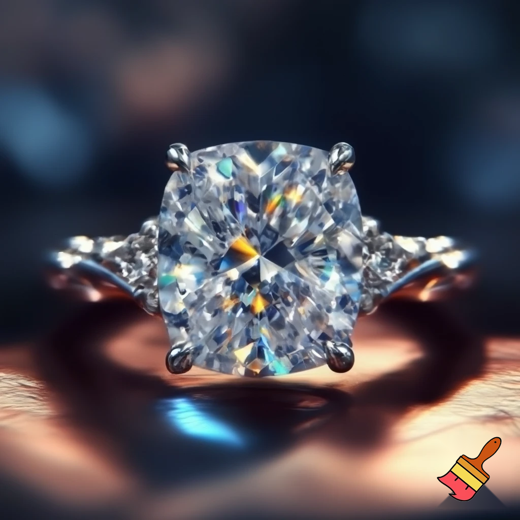 Diamond jewellery ring