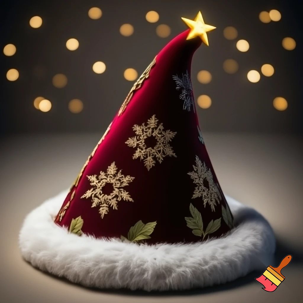 Christmas wizard hat