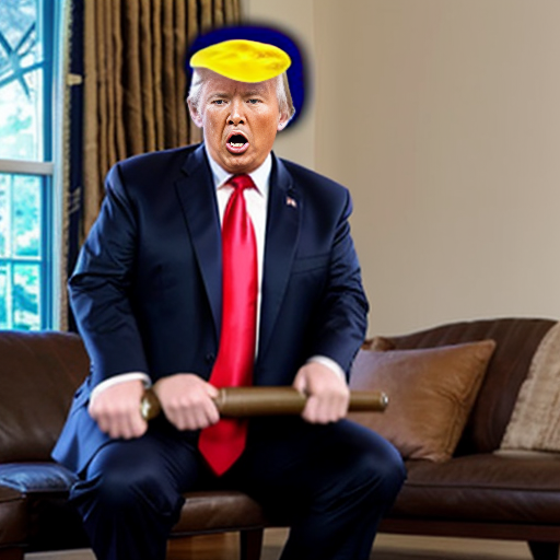 Trump beating his meat