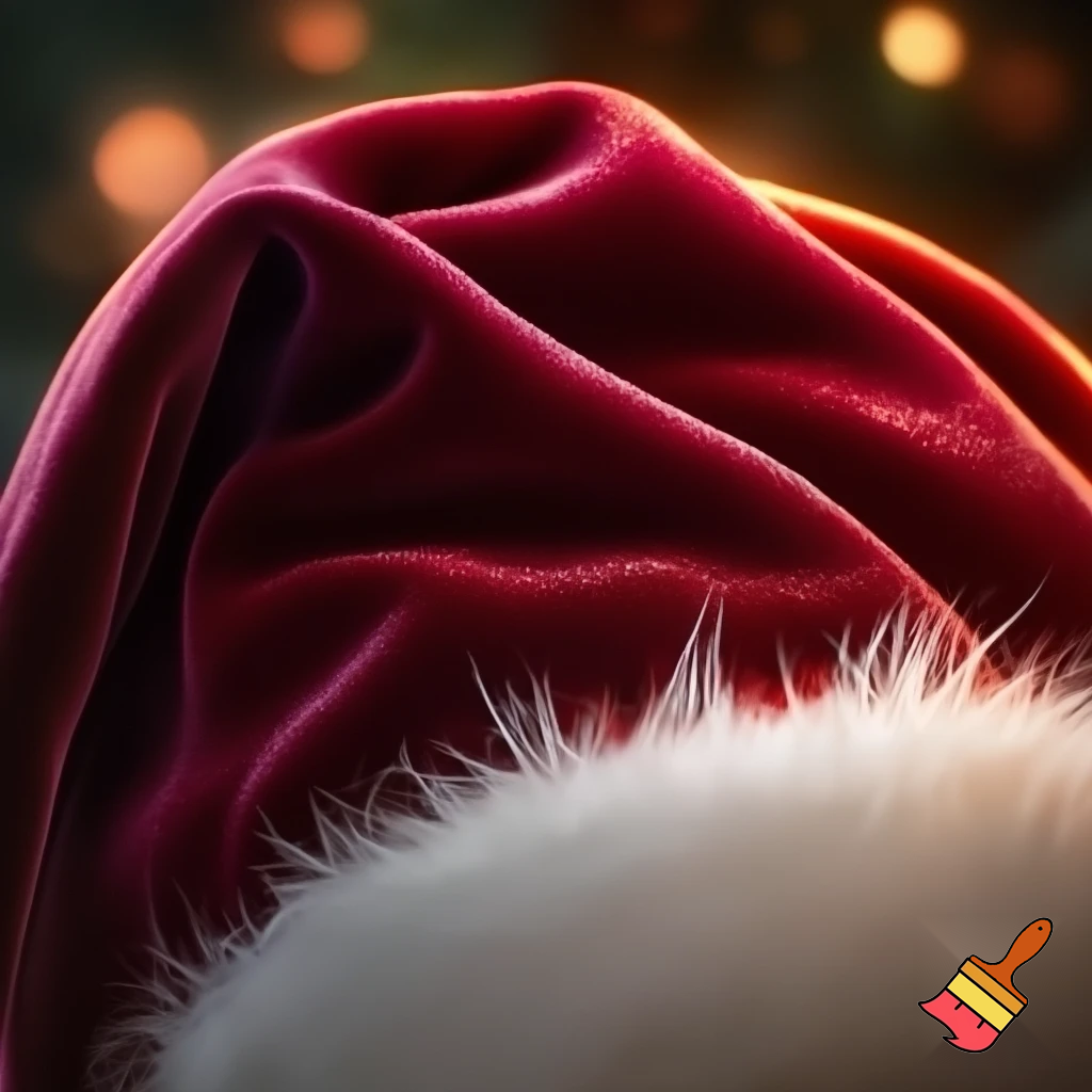 Christmas Santa Claus hat velvet