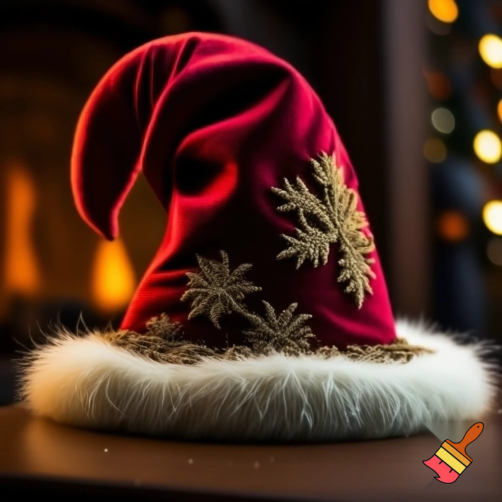 Christmas wizard hat