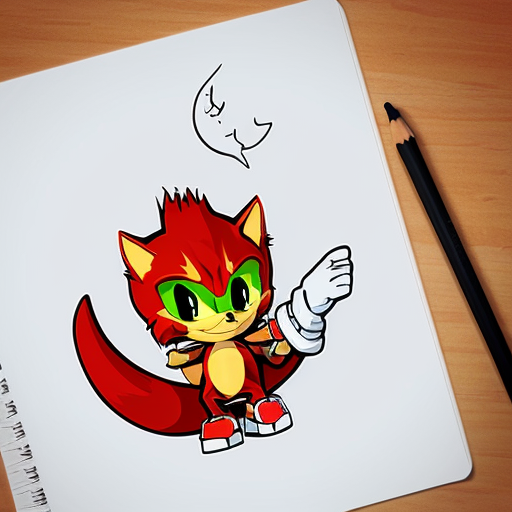 red sonic red tails monsterhunter red felyne cat and red klonoa