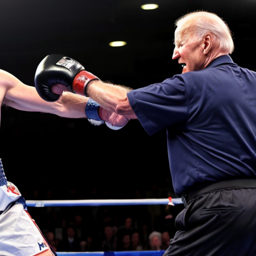 joe biden fighting the old man make it like a comic fight ( keep the old man and joe biden real tho)



