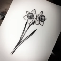 december birth flower tattoo