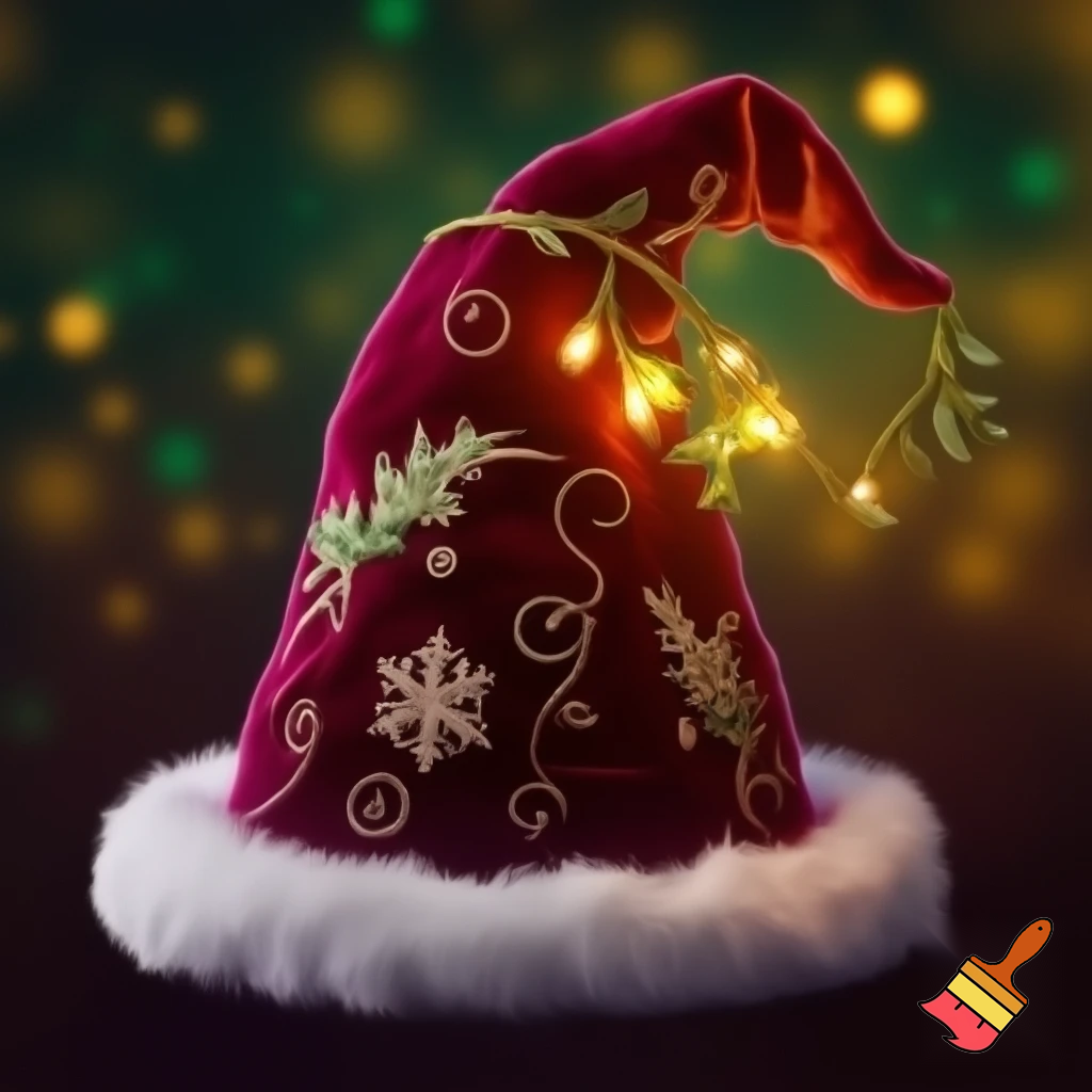 Christmas wizard hat