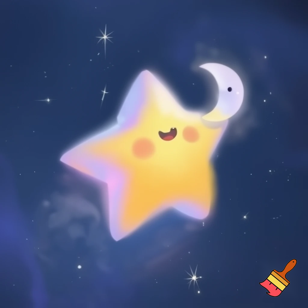 Star and the moon cartoon