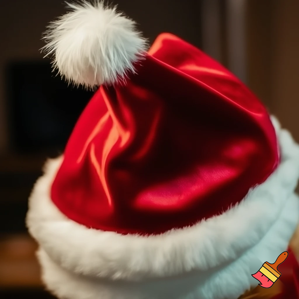 Santa Claus top hat special one special in delicate Santa Claus hat velvet