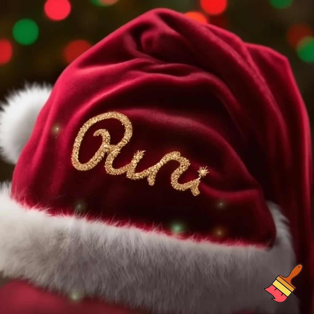 Christmas Santa Claus hat velvet Alfie hat