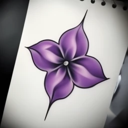 february birth flower tattoo