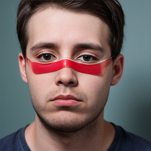 28 yr old man after trauma with blurring of vision