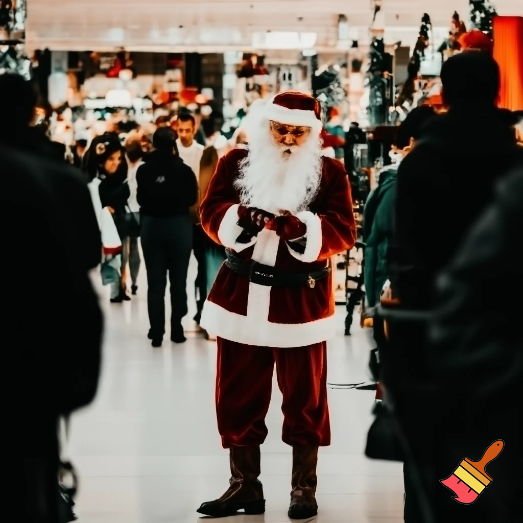 Santa Claus🎅🏻✨🎄🎄 shopping Centre