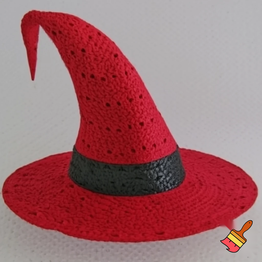 A witches hat, Christmas witches hat red