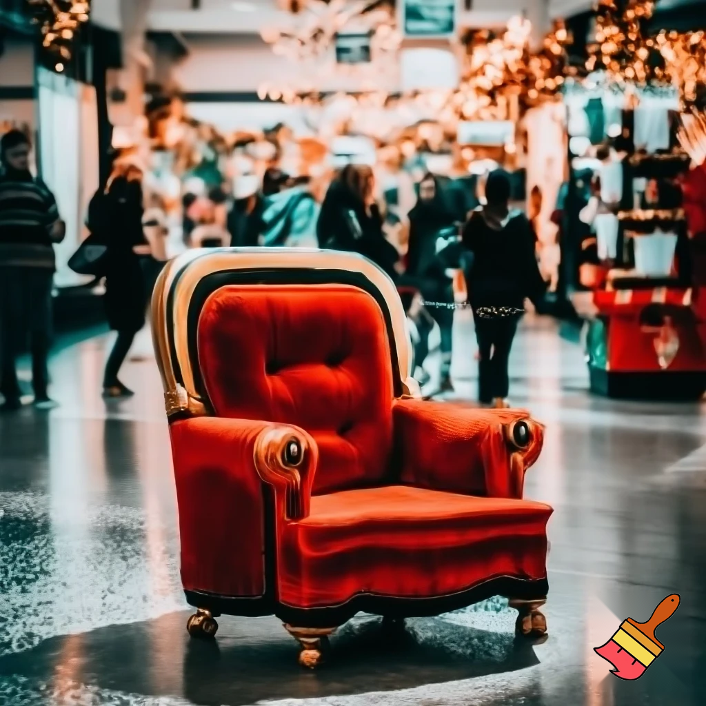 Santa Claus shopping Centre with Santa Claus chair at the shopping🎄🎄💫🎄 Santa Claus’s house