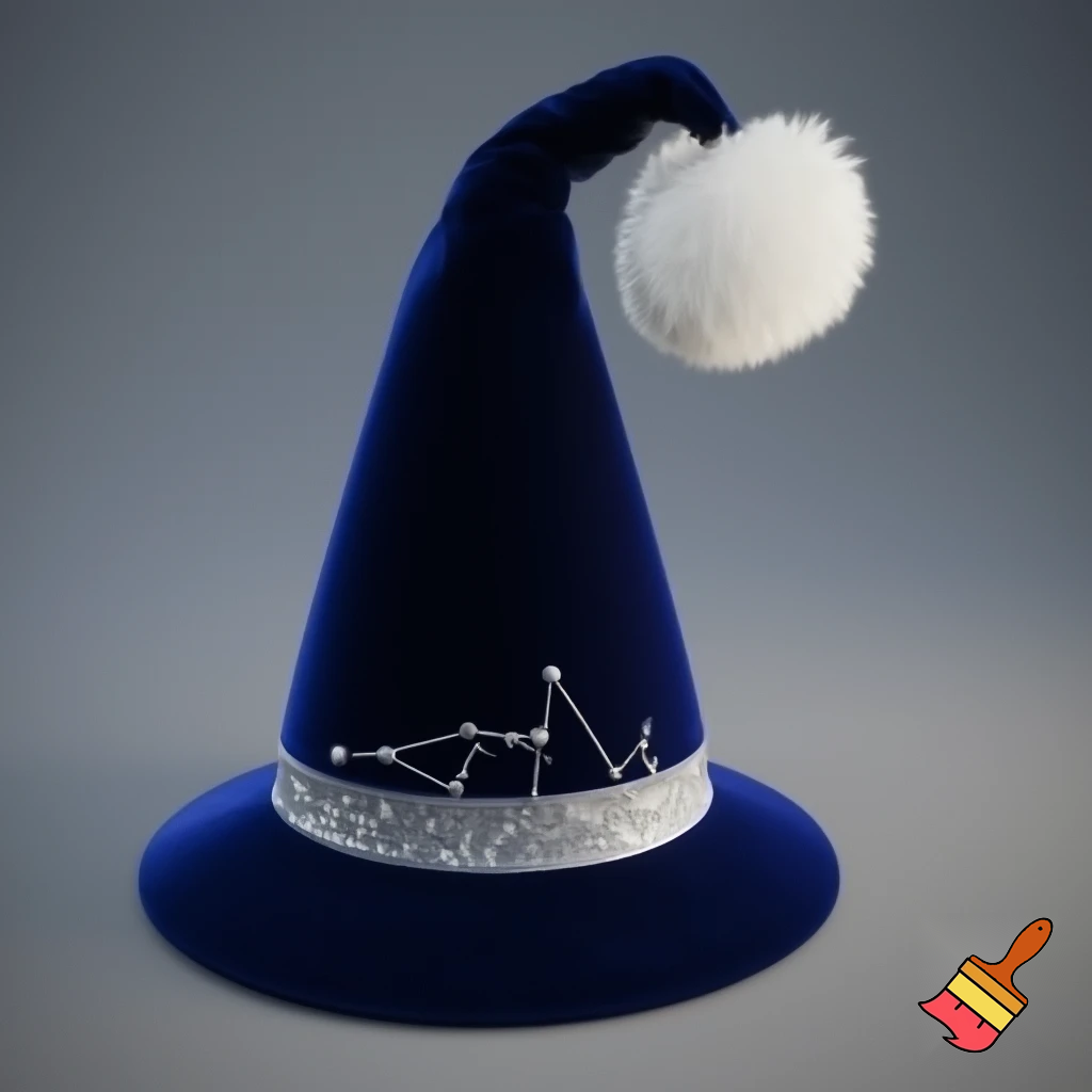 A wizard Christmas hat