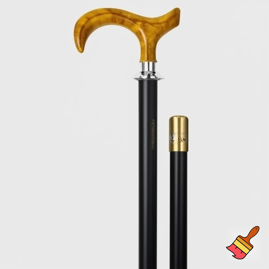 🌟✨ walking stick a gold one