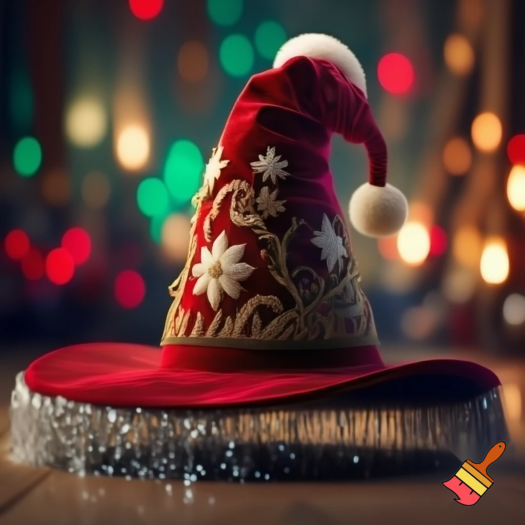 Christmas wizard hat