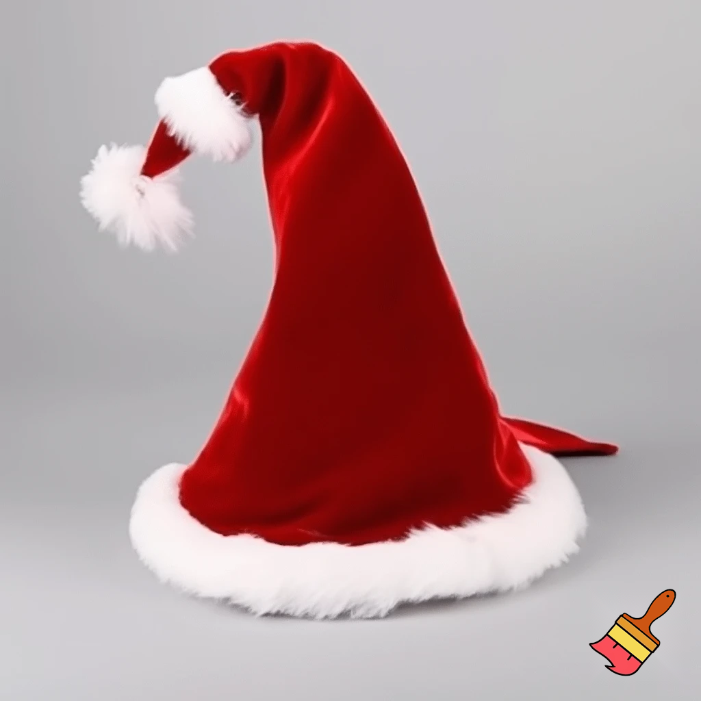 costume wizard hat Christmas hat costume red Santa Claus hat velvet