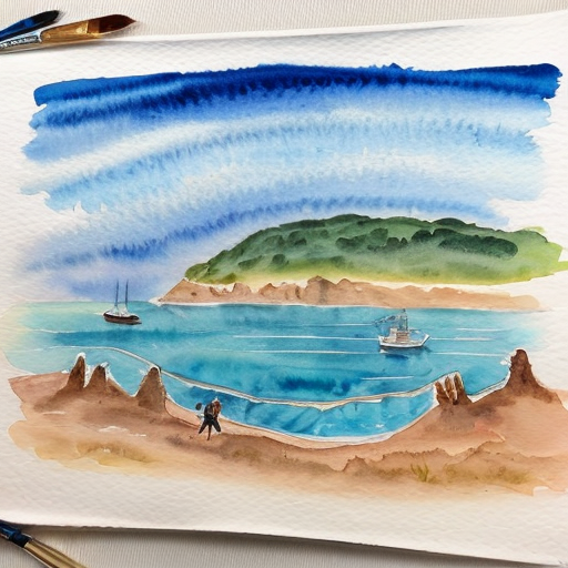 Pour un élève de seconde en TP de SVT, propose une illustration d’un paysage de bordure de mer, il y a 250 millions d’années, sans éléments
modernes ni humains. J’attends que l’image soit réaliste et scientifiquement cohérente