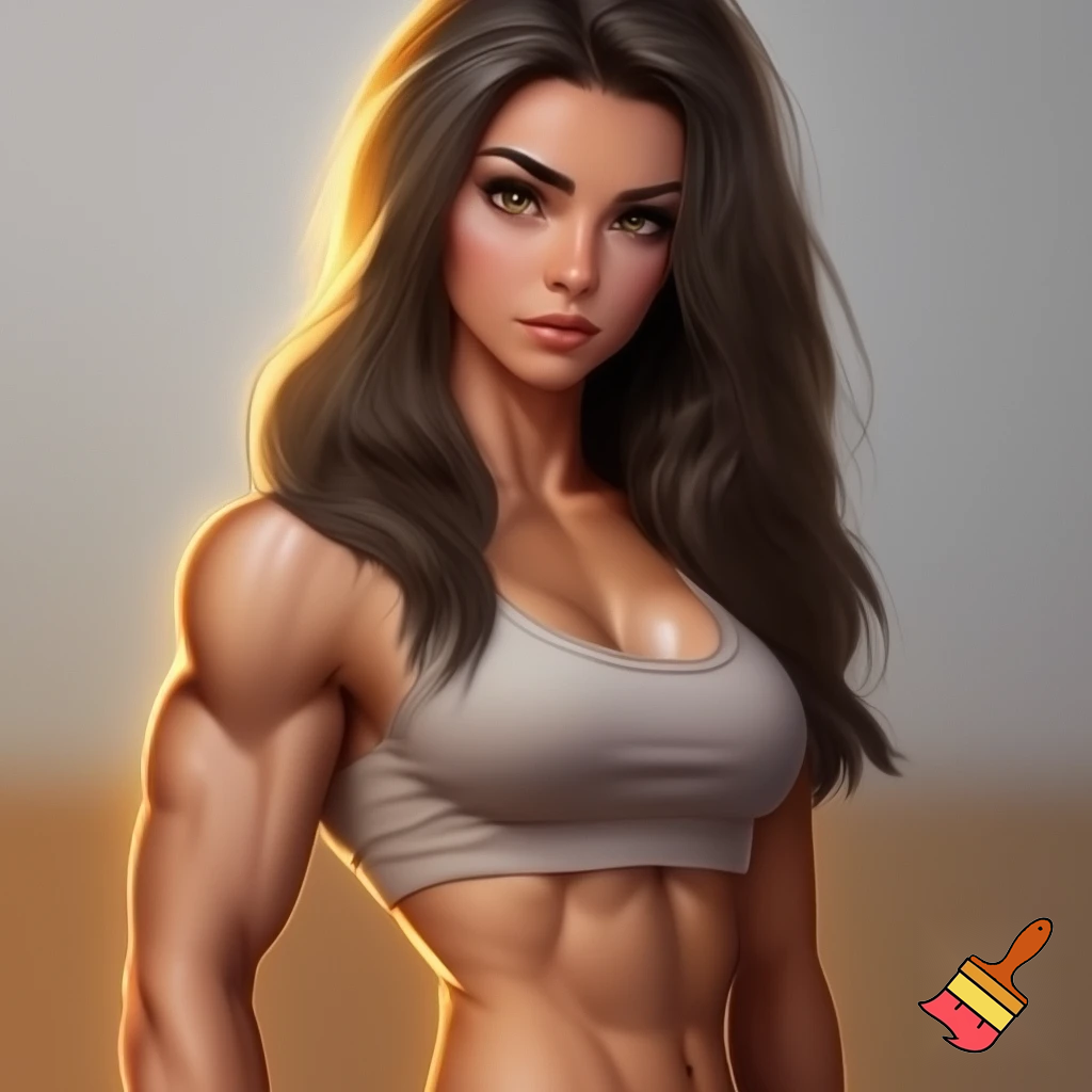 fullbody picture of a 22 year old women with darkblonde long hair, haselnut brown eyes. athletic body, small breasts.