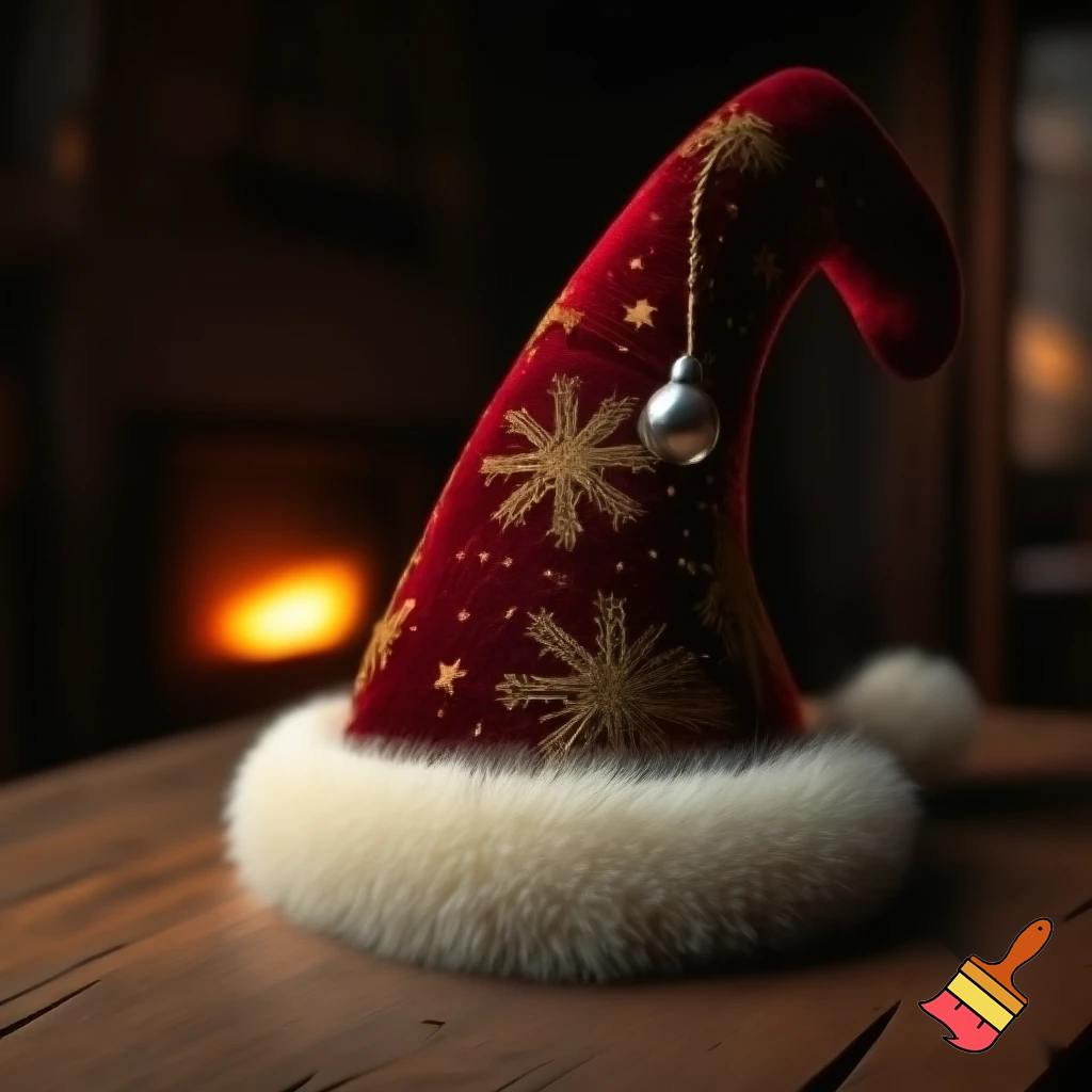 Christmas wizard hat