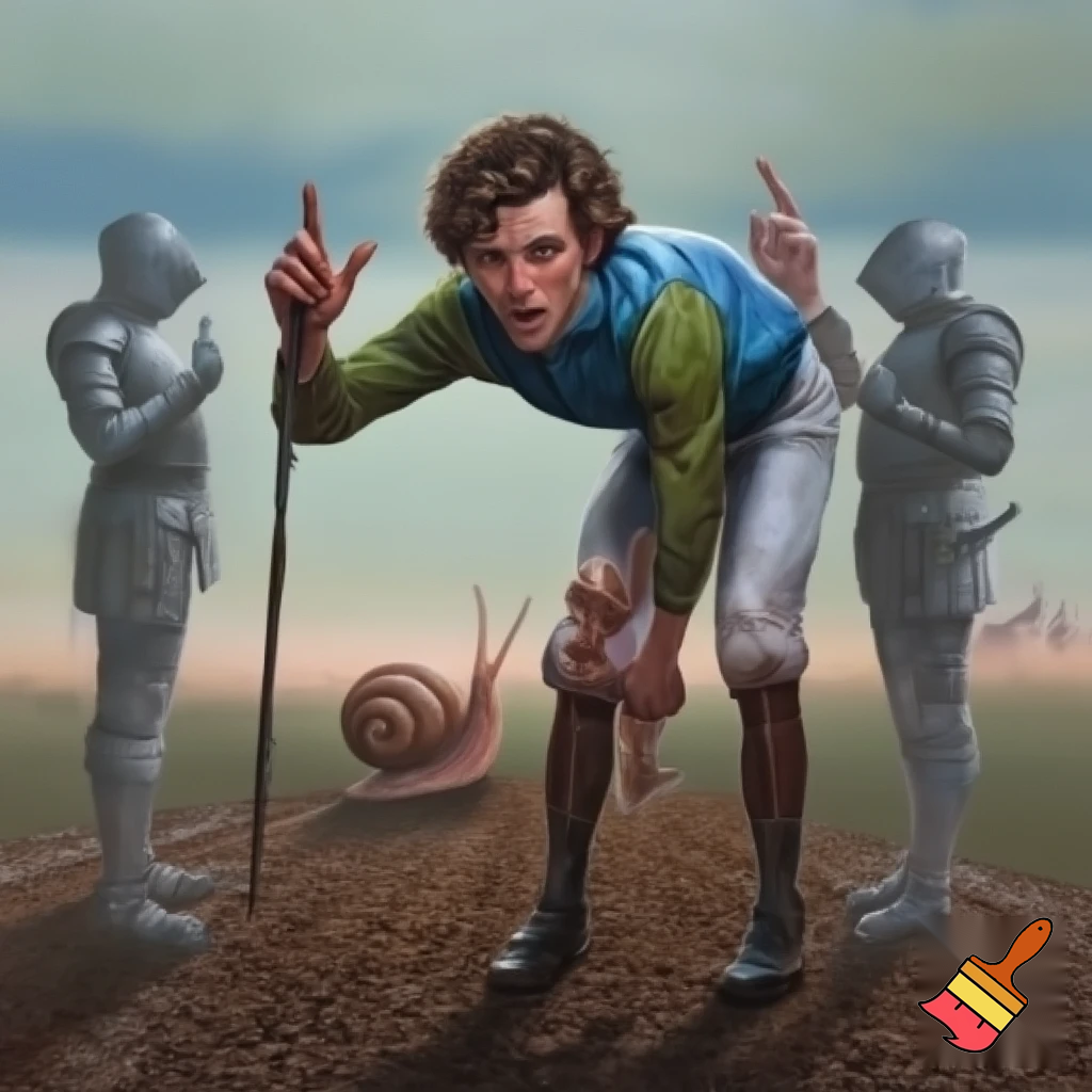 crer un image :Fillino et un frele jeune homme cheveux friser. Il est adult est petit. trois chevaliere son sur ces doigt. Celebre jockey du phoenix. très acclamer. Il se gonfle de fierter devant la reaction des fan. Il a jamais quitter la ligne de depart. fillino pleure. il fais des course d'escargot. style realiste
